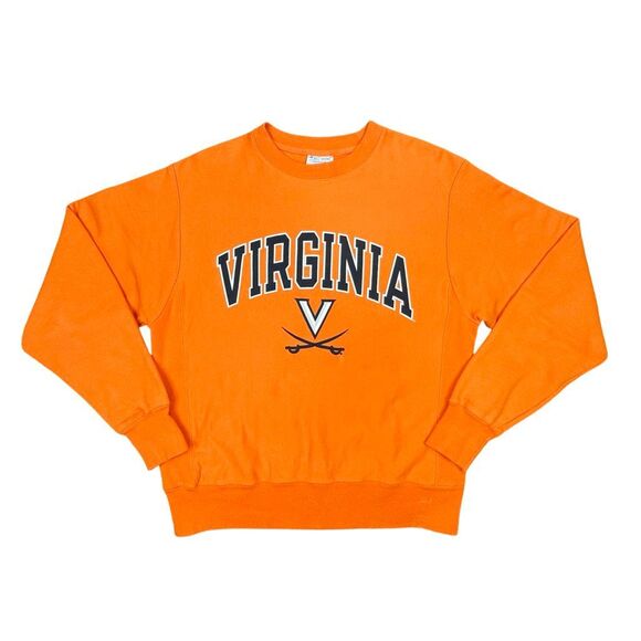 Vintage Champion Reverse Weave University of Virginia Crew Neck - Size Medium - Picture 1 of 5